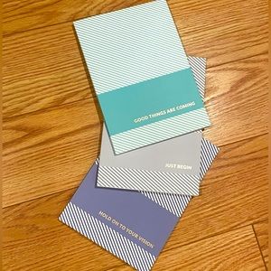 3 Quarters of MakseLife GOAL-SETTING COMPANION NOTEBOOK SET